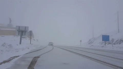 Bayburt’ta Mayıs Ayında Kar Yağışı Oldu