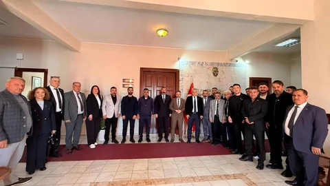 MHP Aydın İlçe Başkanı Taşdemir, Kaymakam Keklik ile görüştü