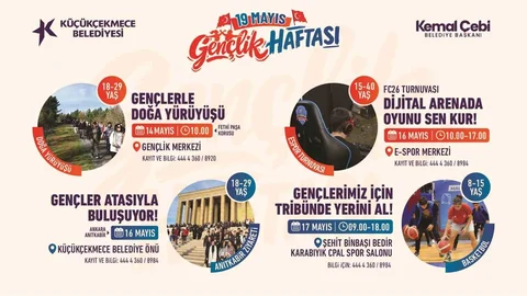 Küçükçekmece’de 19 Mayıs Etkinlikleri Başlıyor