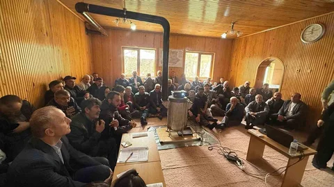 Çamlıkoz ve Bayraktar'da HES Projesi Toplantısı