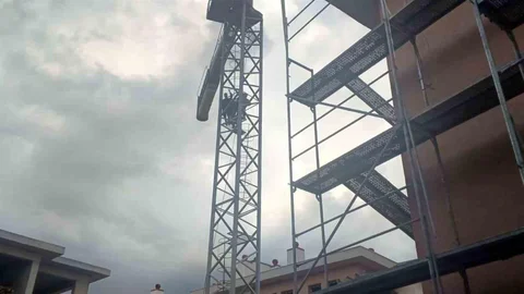 Adıyaman'da Kule Vinçte Eylem Gerçekleşti