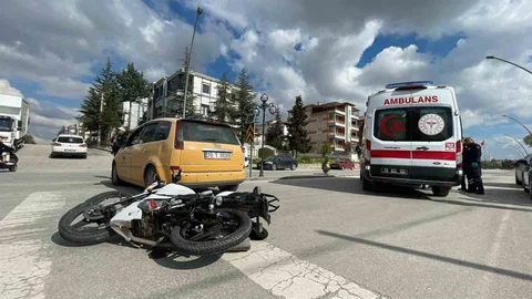 Karaman'da Motosiklet Kazası