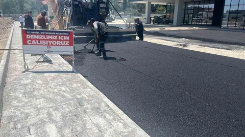 Buldan'da Sıcak Asfalt Çalışmaları Başladı