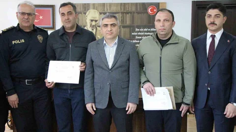 Amasya’da Hayat Kurtaran Kahraman Polisler