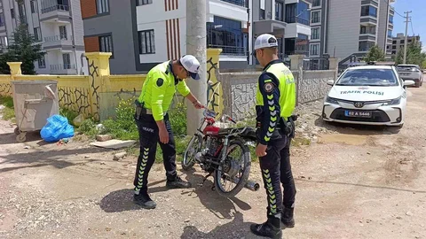 Adıyaman'da Motosiklet Sürücüsüne Rekor Ceza