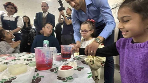 Bolu'da Özel Öğrenciler Sabun Yapmayı Öğrendi