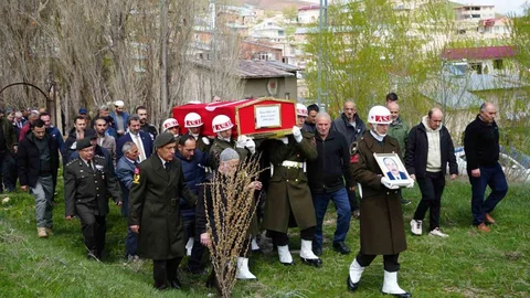 Bayburt'ta Kıbrıs Gazisi Uğurlandı