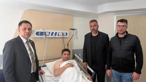 Bursa'da Elektrik Akımına Kapılan Akar'a Ziyaret Gerçekleşti