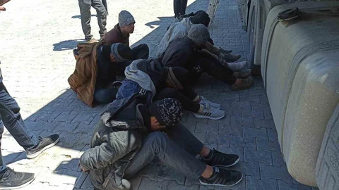 Erbaa'da Tırda 7 Kaçak Göçmen Yakalandı
