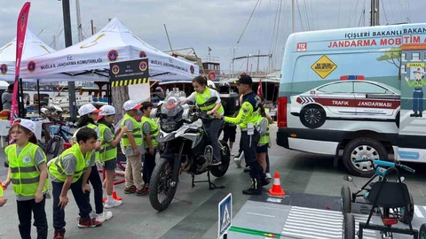 Bodrum'da Trafik Eğitimi Verildi