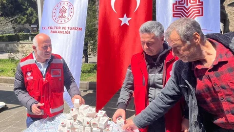 Sinop’ta Lokum İkramı Yapıldı