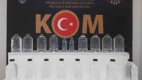 Kırşehir'de Kaçak İçki Ele Geçirildi