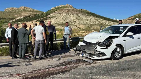 Mardin'de Trafik Kazası Meydana Geldi