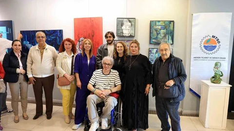 Mersin'de 'Sessiz Rezonans' Sergisi Açıldı