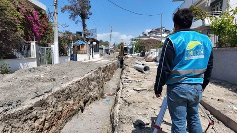 Arsuz'da Kanalizasyon Projesi Devam Ediyor