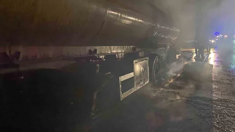 Osmaniye'de Tanker Yangını