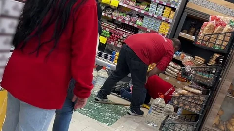 Hatay'da Markette Fare Paniği