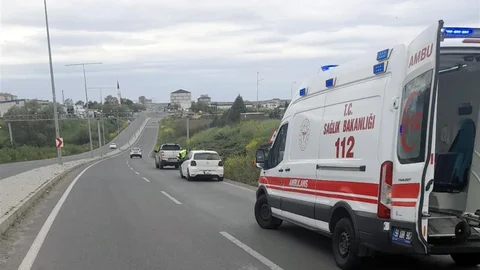 Tekirdağ'da Yaya Trafik Kazası
