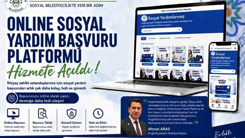 Muğla'da Sosyal Yardım Başvuruları Dijital Ortama Taşındı