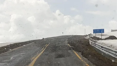 Ardahan'da Mayıs Kar Yağışı