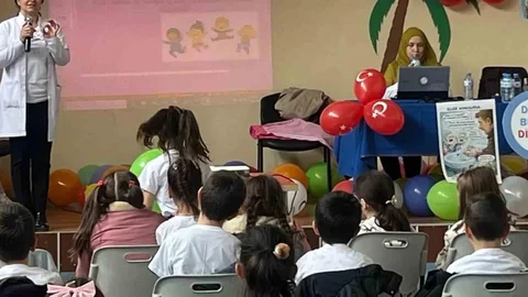 Bayburt'ta Öğrencilere Hijyen Eğitimi Verildi