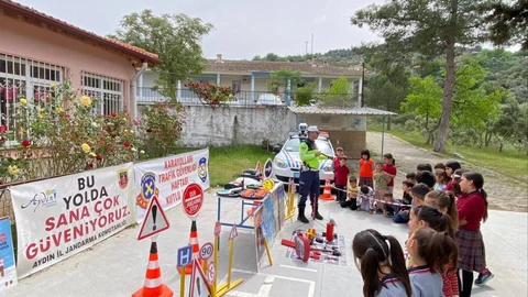 Karpuzlu'da Trafik Güvenliği Eğitimi Verildi