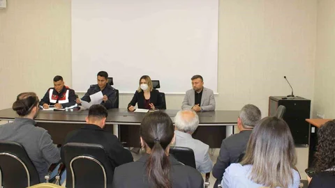 Altıntaş'ta Güvenlik Toplantısı Yapıldı