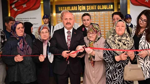Aydın'da Şehitlik Köşesi Açıldı