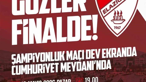 Elazığ’da Dev Ekran Kurulacak