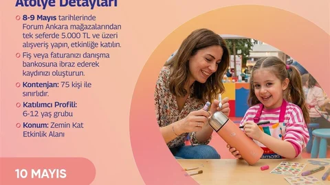 Forum Ankara'da Anneler Günü Etkinlikleri