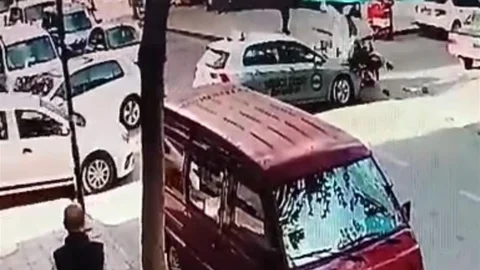 Tekirdağ'da Motosiklet Kazası