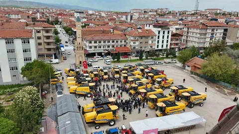Yerköy’de Biçerdöverlerin Uğurlama Töreni Yapıldı