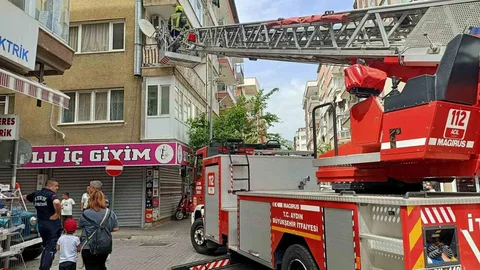 Aydın'da Yangın Tehlikesi Komşular Sayesinde Önlenmiş