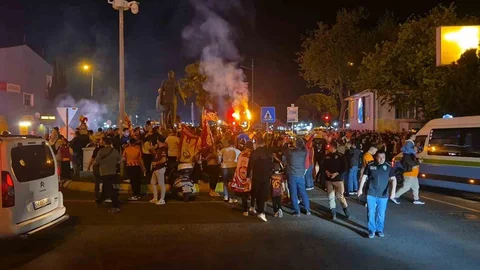 Tekirdağ'da Galatasaray Şampiyonluğu Kutlandı
