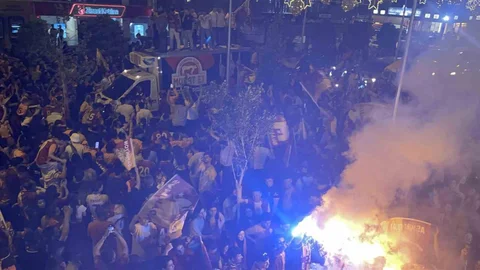 Osmaniye'de Galatasaray Coşkusu