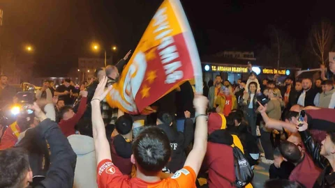 Ardahan'da Galatasaray Şampiyonluğu Kutlandı