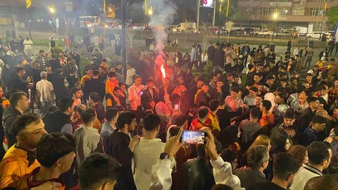 Galatasaray’ın Elazığ’daki Şampiyonluk Kutlaması