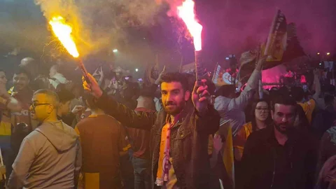 Galatasaray'ın Şampiyonluk Kutlaması Ankara'da Yapıldı