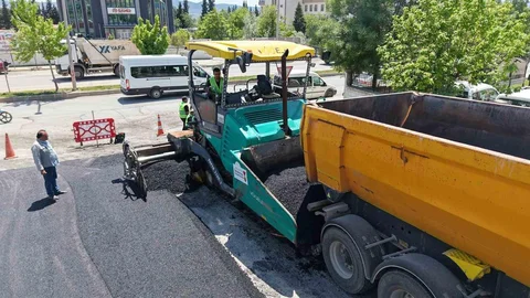 Kahramanmaraş'ta Asfalt Çalışmaları Başladı