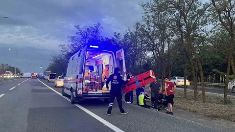 Tekirdağ'da Polis Memuruna Araç Çarptı
