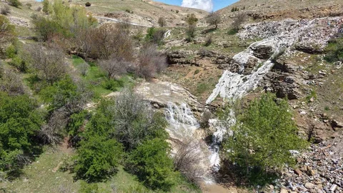 Elazığ'da 70 Yıllık Şelale Yeniden Akıyor