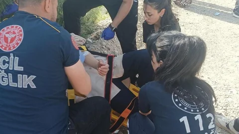 Adıyaman'da Takla Atan Araçta Yaralılar Var