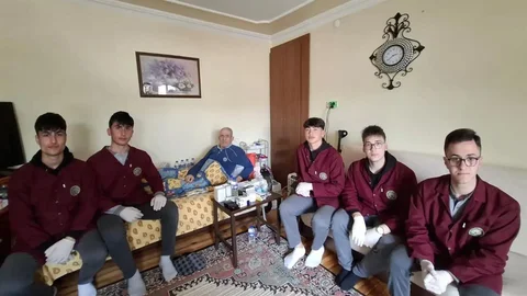 Bayburt'ta Öğrencilerden Anlamlı Destek