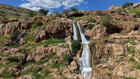 Mardin'deki GAP Şelalesi'nin Güzelliği