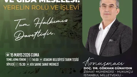 Atakum'da Tarım Tesisi Temeli Atılıyor