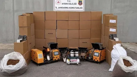 Aydın Efeler’de Kaçak Sigara Baskını