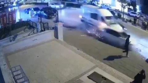 Gaziantep'te Ambulansla Zincirleme Kaza