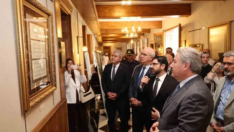 Sanat Melikgazi'de Hat Sergisi Açıldı
