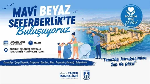 Bodrum'da Temizlik Seferberliği Başlıyor