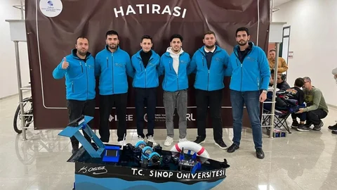 SNU-Bluefin Takımı, Sinop'ta Robotik Başarılar Elde Etti